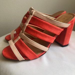 High Heel Mule Sandals